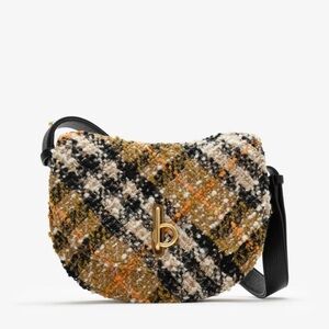 Stylish Tweed Crossbody Bag